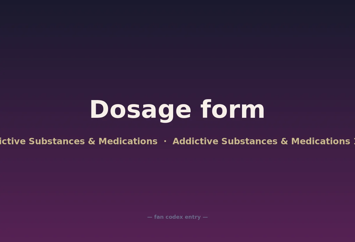 Dosage form