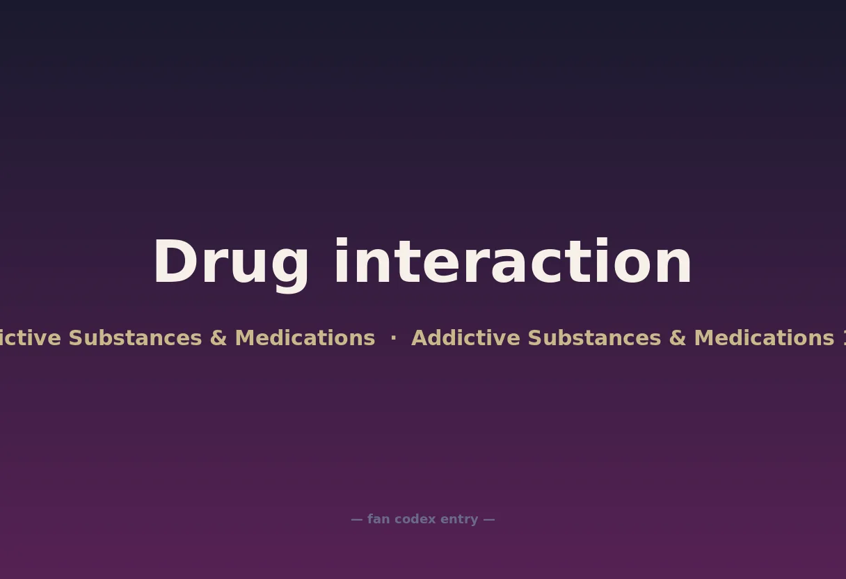 Drug interaction